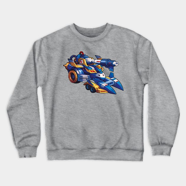 Micro Bots - Turbo Crewneck Sweatshirt by Prometheus Game Labs